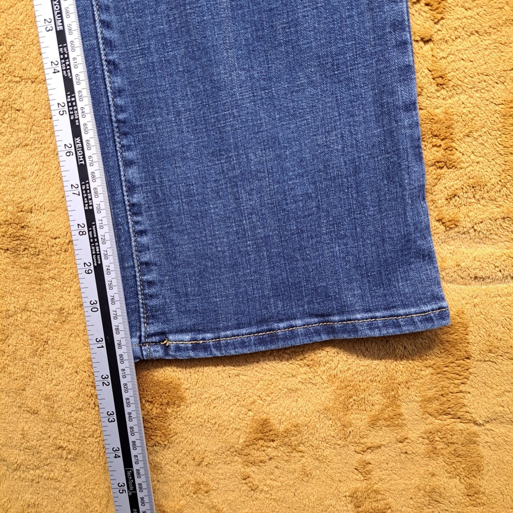 Levi's Classic Bootcut Jeans Womens 6M W28 L32 Blue Excellent Stretch Denim - Picture 7 of 14